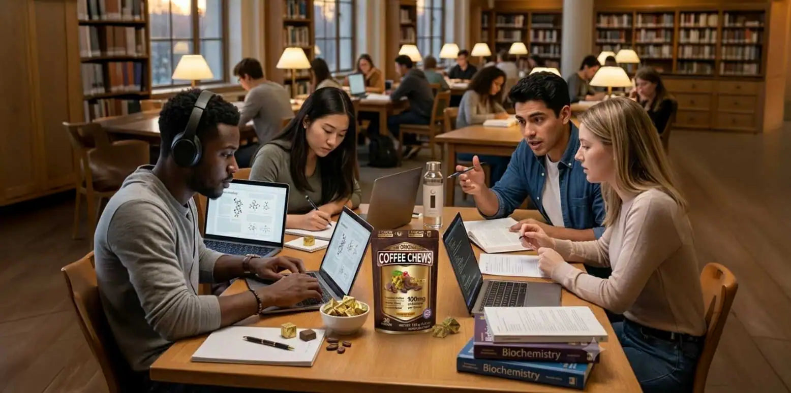 Coffee Chews for Students: Smarter Study Sessions, Cleaner Focus