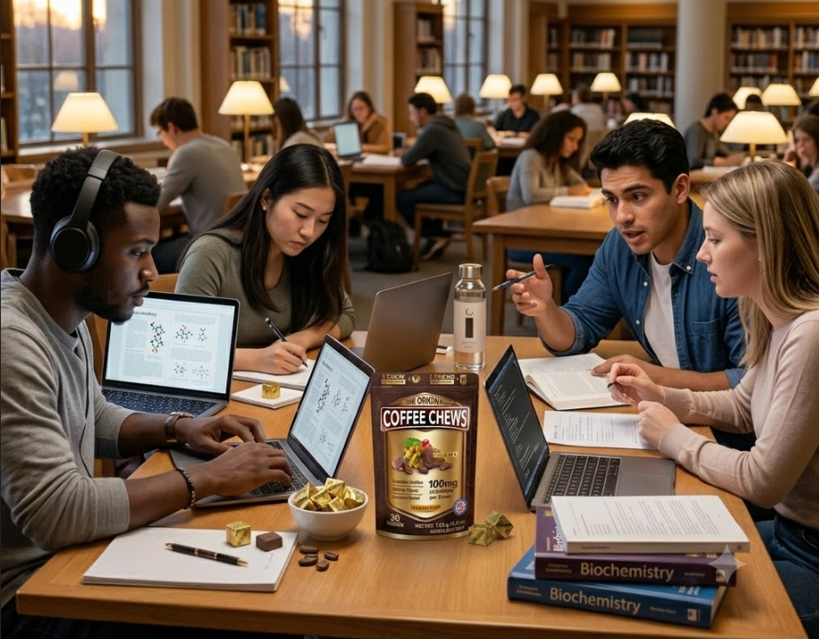 Coffee Chews for Students: Smarter Study Sessions, Cleaner Focus
